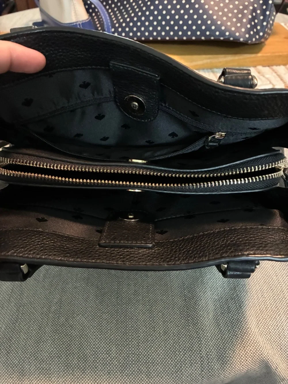 Kate Spade pebbled leather